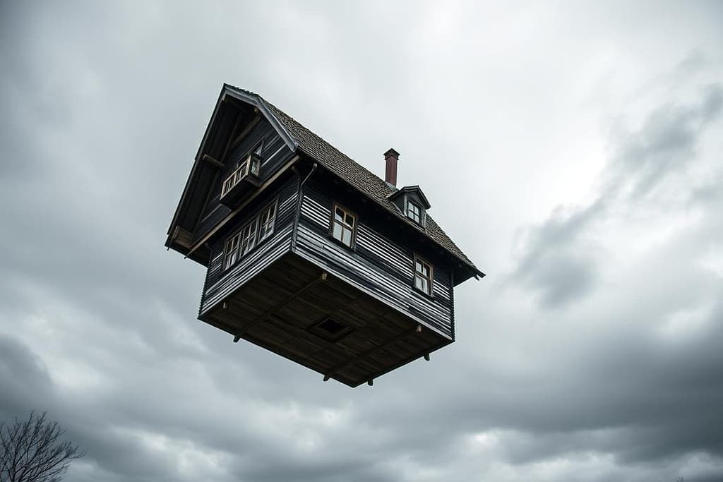 Upside Down House in Poland